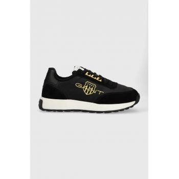Gant sneakers Garold culoarea negru