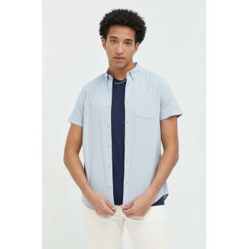 Hollister Co. camasa barbati, cu guler button-down, regular