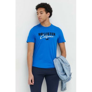 Hollister Co. tricou din bumbac cu imprimeu