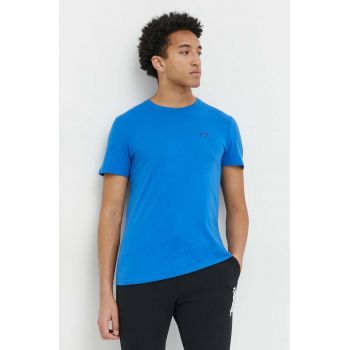 Hollister Co. tricou din bumbac neted