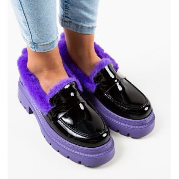 Pantofi casual dama Monday Negri 5