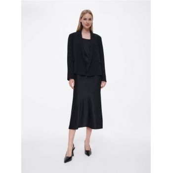 Reserved - Blazer cu conținut ridicat de viscoză - Negru