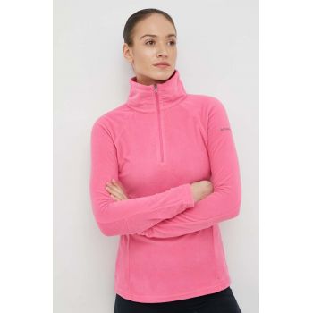 Columbia hanorac Glacial IV femei, culoarea roz, neted