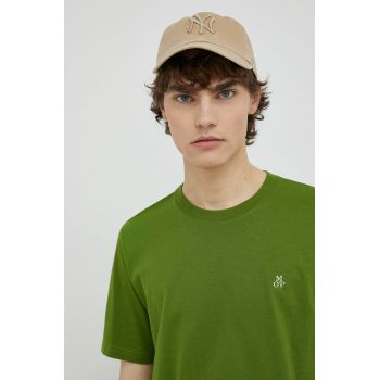 Marc O'Polo tricou din bumbac culoarea verde, cu imprimeu