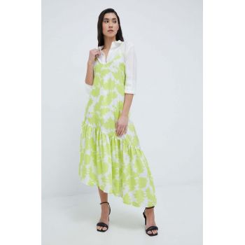 Armani Exchange rochie midi, evazati