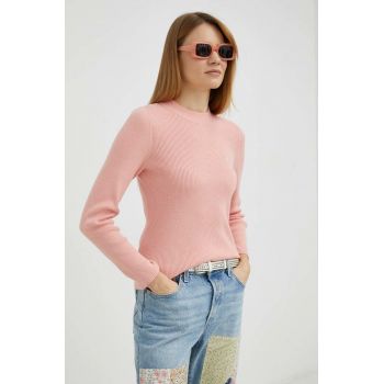 Levi's pulover femei, culoarea roz, light