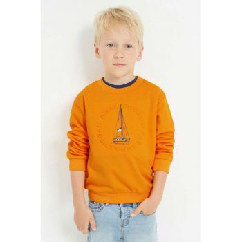 Mayoral bluza copii culoarea portocaliu, cu imprimeu