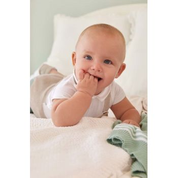 Mayoral Newborn compleu bebe culoarea turcoaz de firma original