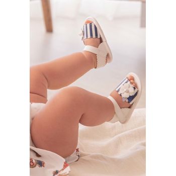 Mayoral Newborn pantofi pentru bebelusi culoarea albastru marin