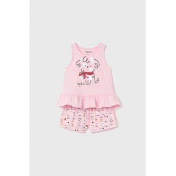 Mayoral pijamale pentru bebelusi culoarea roz, modelator