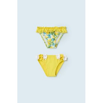 Mayoral slip de baie pentru bebeluși 2-pack culoarea galben