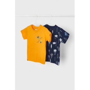 Mayoral tricou de bumbac pentru copii culoarea portocaliu, modelator