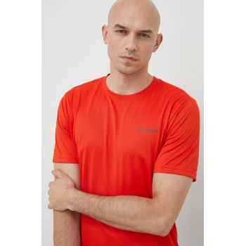 Columbia tricou sport Columbia Hike culoarea rosu, neted