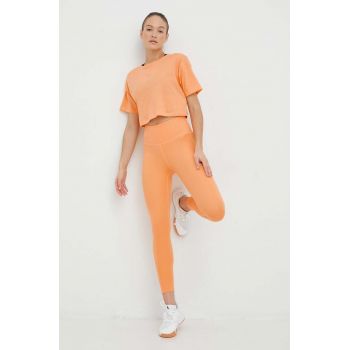 Roxy tricou Essential x Mizuno femei, culoarea portocaliu de firma original