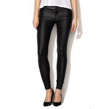 Pantaloni skinny cu pelicula lucioasa Royal