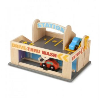 Benzinarie cu Garaj Melissa & Doug