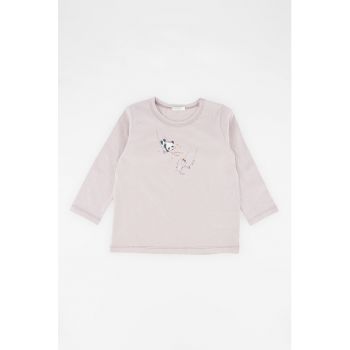Bluza de bumbac cu imprimeu grafic