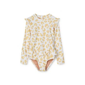 Liewood costum de baie dintr-o bucată pentru bebeluși culoarea bej
