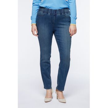Jeggings cu aspect decolorat