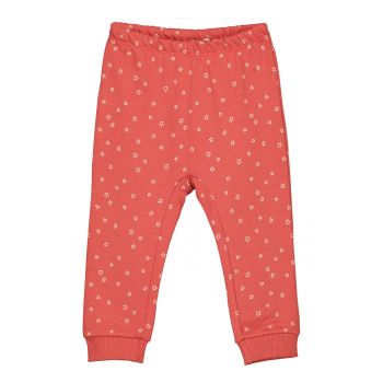 Pantaloni sport de bumbac cu imprimeu