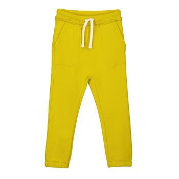 Pantaloni sport de bumbac cu snur