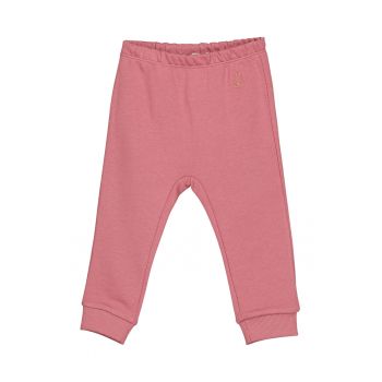 Pantaloni sport de bumbac cu talie elastica