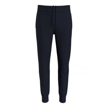 Pantaloni sport din bumbac cu benzi logo