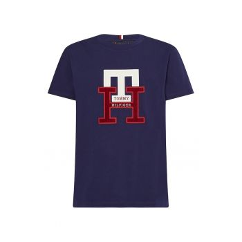 Tricou elastic cu logo