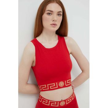 Versace top Culoarea roșu de firma original