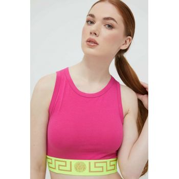 Versace top Culoarea roz