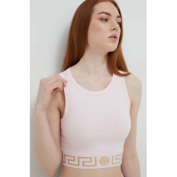 Versace top Culoarea roz