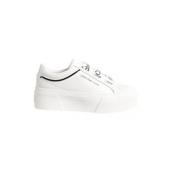 Pantofi sport flatform de piele