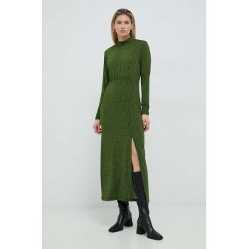 Gestuz rochie culoarea verde, maxi, drept