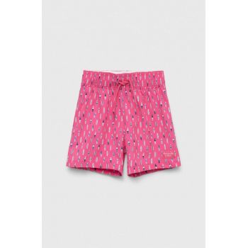 Abercrombie & Fitch pantaloni scurti de baie copii culoarea roz de firma originali