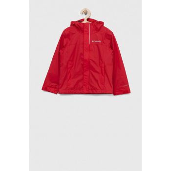 Columbia geaca copii Watertight Jacket culoarea rosu de firma originala