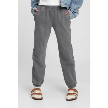 Pantaloni sport din amestec de bumbac cu banda elastica