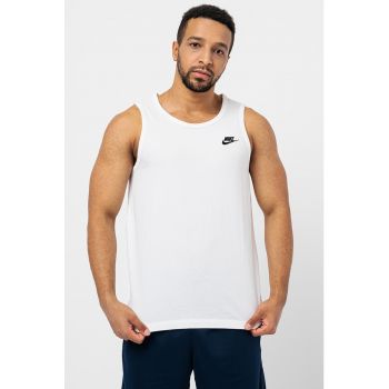 Top cu broderie logo pe piept Sportswear