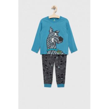 United Colors of Benetton pijamale de bumbac pentru copii modelator