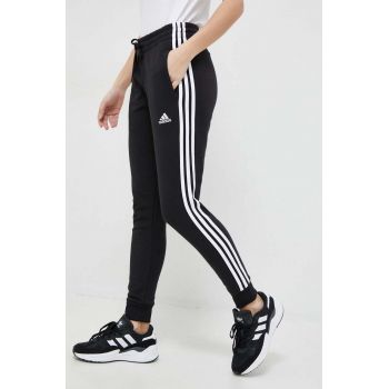 adidas pantaloni de trening culoarea negru, cu imprimeu IC8770 de firma original