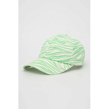 Billabong șapcă de baseball din bumbac culoarea verde, modelator de firma originala