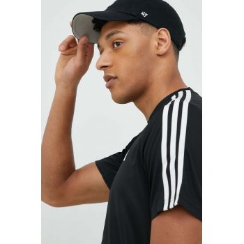 adidas Performance tricou de antrenament Train Essentials culoarea negru, cu imprimeu IB8150