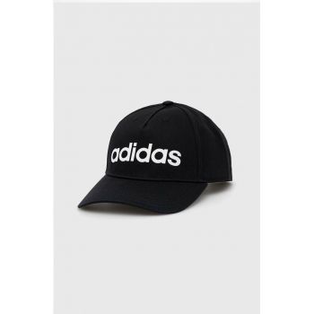 adidas sapca culoarea negru, cu imprimeu