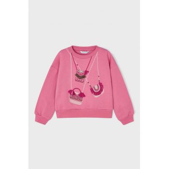Mayoral bluza copii culoarea roz, cu imprimeu