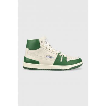 Mercer Amsterdam sneakers din piele The Brooklyn High culoarea verde