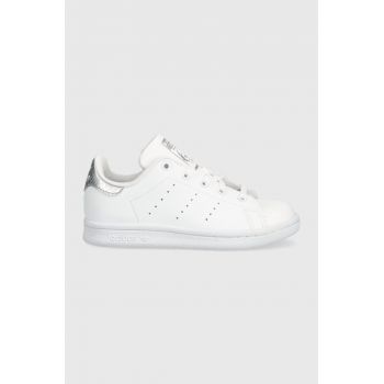 Adidas Originals sneakers pentru copii STAN SMITH C culoarea alb de firma originali