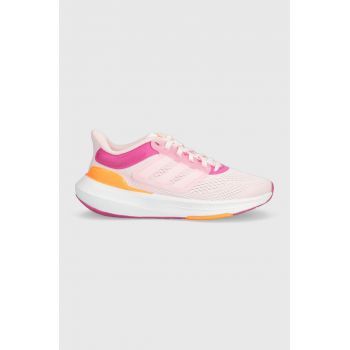 adidas sneakers pentru copii ULTRABOUNCE J culoarea roz de firma originali