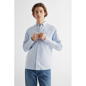 Camasa slim fit cu guler Oxford de firma originala