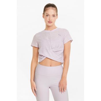 Tricou crop pentru yoga Studio Skimmer