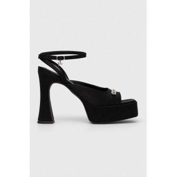 Karl Lagerfeld sandale LAZULA culoarea negru, KL33905 de firma originale