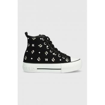 Karl Lagerfeld tenisi KL60445 KAMPUS MAX femei, culoarea negru